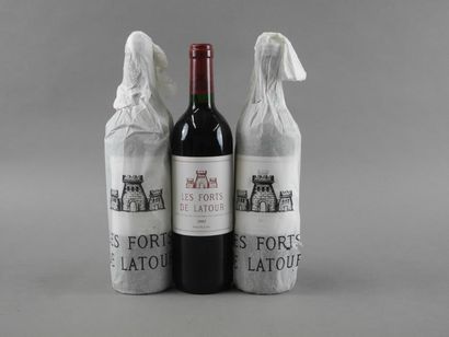 3 bouteilles LES FORTS DE LATOUR, Pauillac...