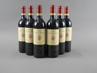 6 bouteilles CH. FLEUR CARDINALE, St-Emilion...
