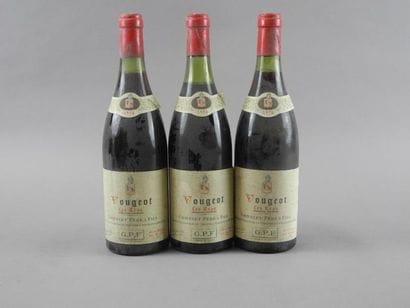 3 bouteilles VOUGEOT 