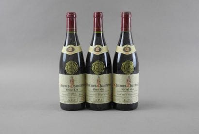 3 bouteilles CHARMES-CHAMBERTIN Grivelet...