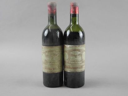 2 bouteilles CH. CHEVAL-BLANC, 1° Grand cru...