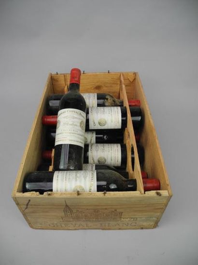 10 bouteilles CH. CHEVAL-BLANC, 1° Grand...