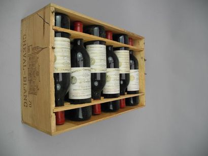 12 bouteilles CH. CHEVAL-BLANC, 1° Grand...