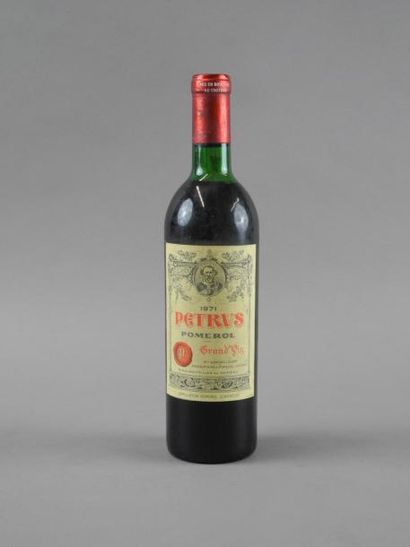 1 bouteille PETRUS Pomerol 1971 (els, LB,...