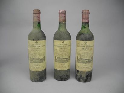 3 bouteilles CH. LA MISSION-HAUT-BRION, Pessac-Léognan...