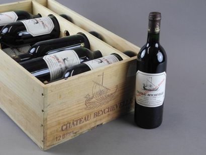 12 bouteilles CH. BEYCHEVEVELLE, 4° cru Saint-Julien...