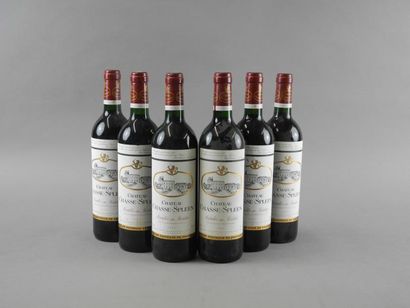 6 bouteilles CH. CHASSE-SPLEEN Moulis 20...