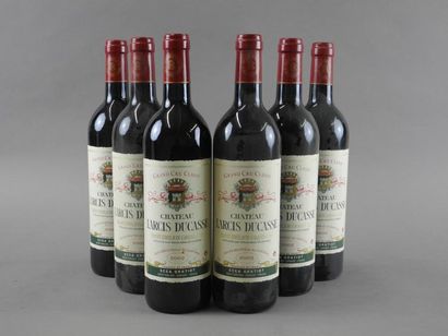 6 bouteilles CH. LARCIS DUCASSE, Grand Cru...