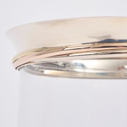 CARTIER, Paris. 
Crystal glaze bucket, 