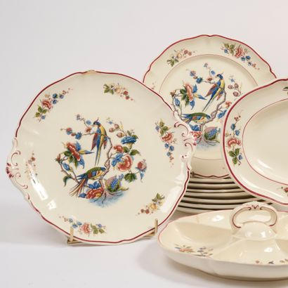 VILLEROY BOCH. 
Partie de service de table...