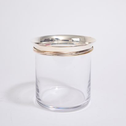 CARTIER, Paris. 
Crystal glaze bucket, 