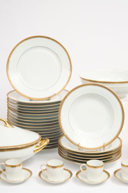 LIMOGES pour HAVILAND. 
Partie de service...