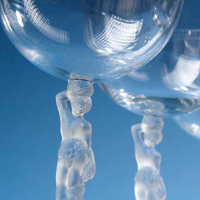 CRISTAL DE BAYEL (Champagne).
Suite of nine...