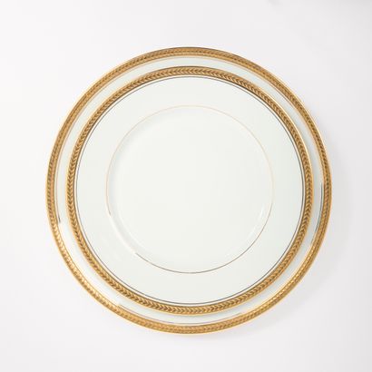 LIMOGES pour HAVILAND. 
Partie de service...