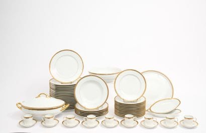 LIMOGES pour HAVILAND. 
Partie de service...