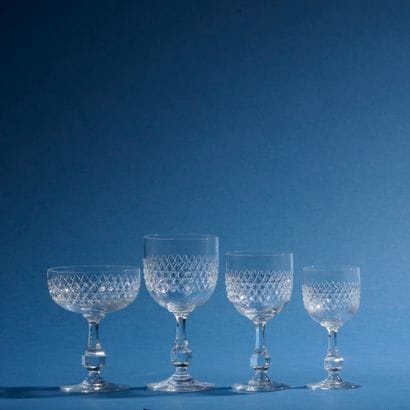 BACCARAT.
Partie de service de verres en...
