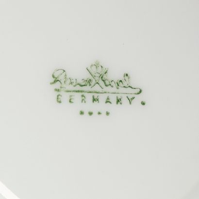 ROSENTHAL, Allemagne.
Partie de service à...