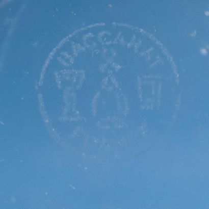 BACCARAT.
Partie de service de verres en...