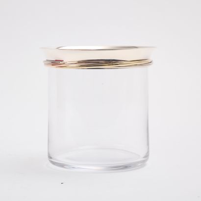 CARTIER, Paris. 
Crystal glaze bucket, 