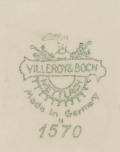 VILLEROY BOCH. 
Partie de service de table...