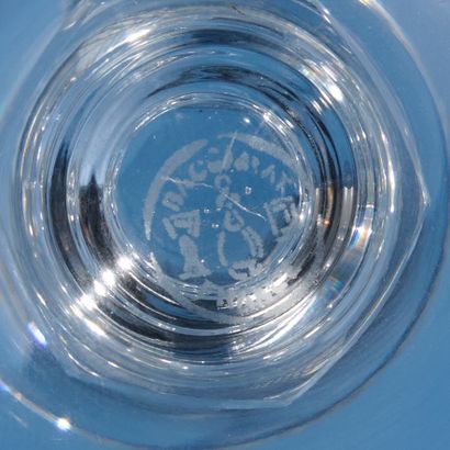 BACCARAT.
Partie de service de verres en...