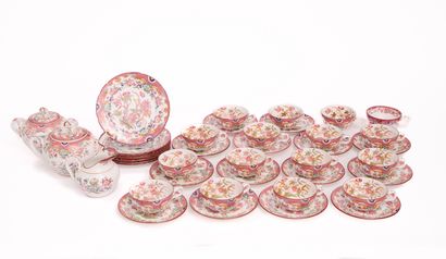 SARREGUEMINES.
Service à thé en faience à...
