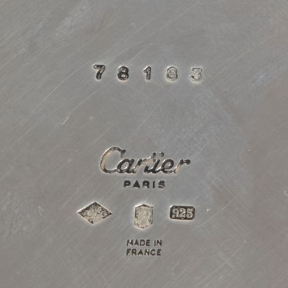 CARTIER, Paris. 
Plain silver 925-millimeter...