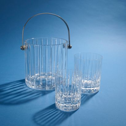 BACCARAT. 
Partie de service de verres en...