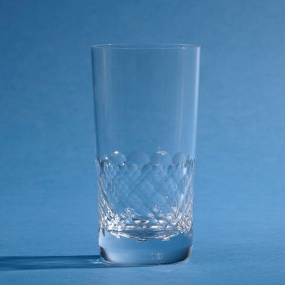 BACCARAT.
Suite de 12 verres à orangeade...