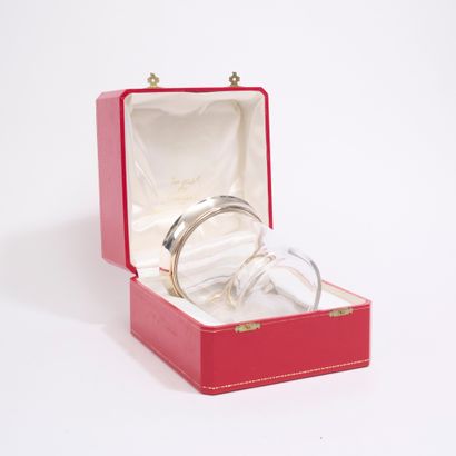 CARTIER, Paris. 
Crystal glaze bucket, 