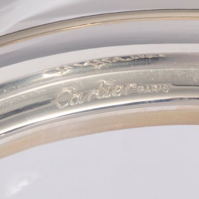 CARTIER, Paris. 
Crystal glaze bucket, 