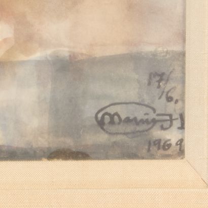 Monique JORGENSEN (1906-?). 
Hotel door ajar...