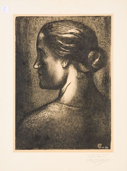 Gaston CHOPARD (1883-1942). 
Portrait of...