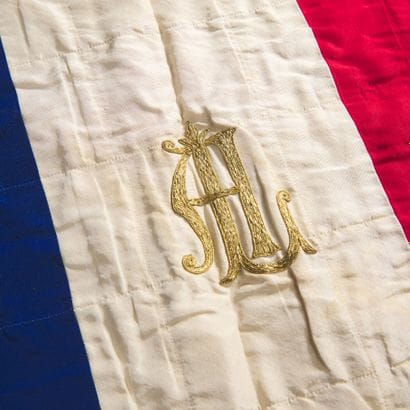 Fanion de véhicule du Président d’Albert...