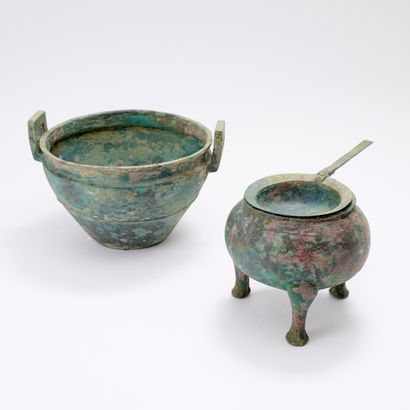 CHINA.

Set of three excavation objects including...