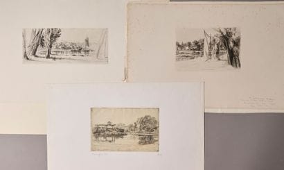 Francis SEYMOUR - HADEN (1818-1910).
Railway...