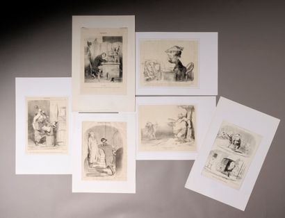 Honoré DAUMIER (1808 - 1879).
Reunion of...