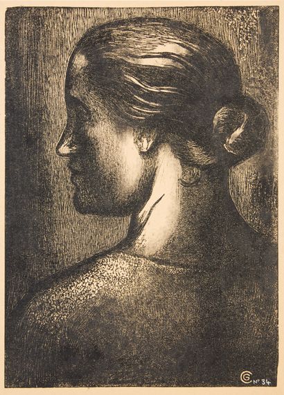 Gaston CHOPARD (1883-1942). 
Portrait of...