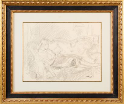 Albert ANDRÉ (1869-1954). 

Woman reading....
