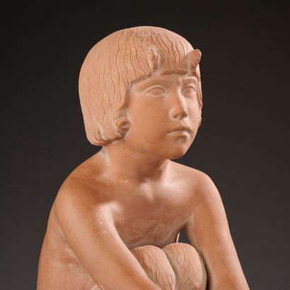 Paul SILVESTRE (1884-1976).
Seated child...