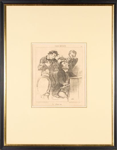 Honoré DAUMIER (1808-1879). 
Set of nine...