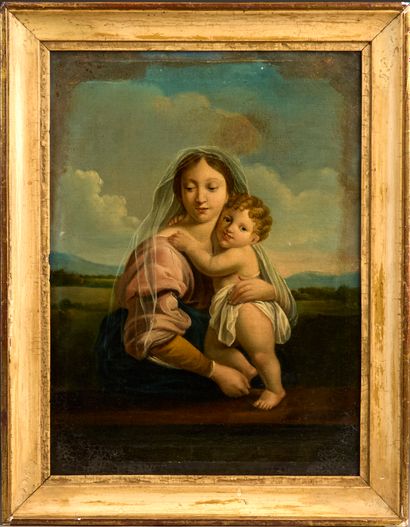 After Raphael, late 19th century French school.
Virgin...