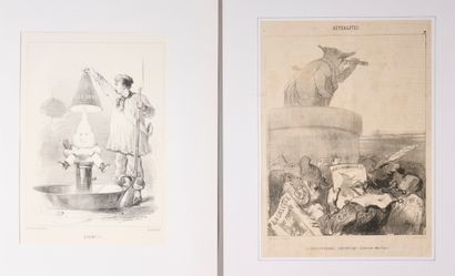 Honoré DAUMIER (1808 - 1879).
Reunion of...