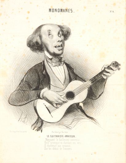 Honoré DAUMIER (1808-1879). 
Set of five...