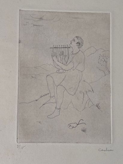 Othon COUBINE (1883-1969).
Portrait of a...