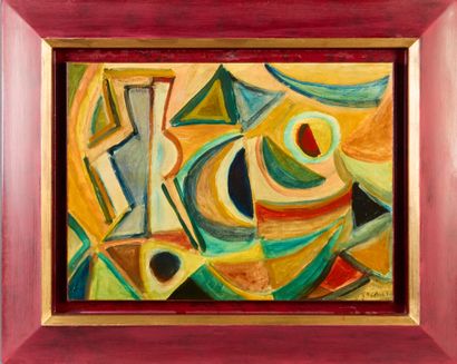 Nikolai ISSAEV (1891-1977).
Cubic composition.

Oil...