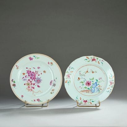 CHINA, Compagnie des Indes - 18th century.

Two...