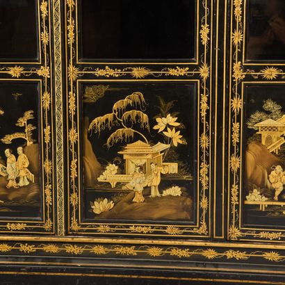 In the taste of China.

Black and gold lacquered...