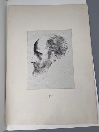 Odilon REDON (1840-1916).
Portrait of Edouard...
