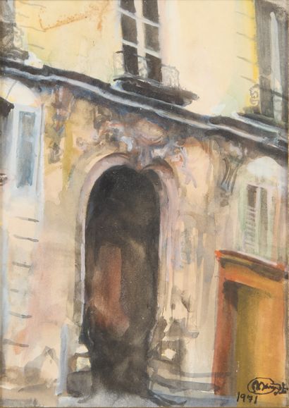 Monique JORGENSEN (1906-?)
Entrance door...